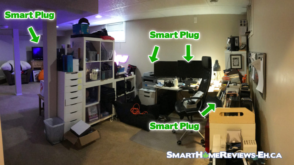 How to use smart plugs basement