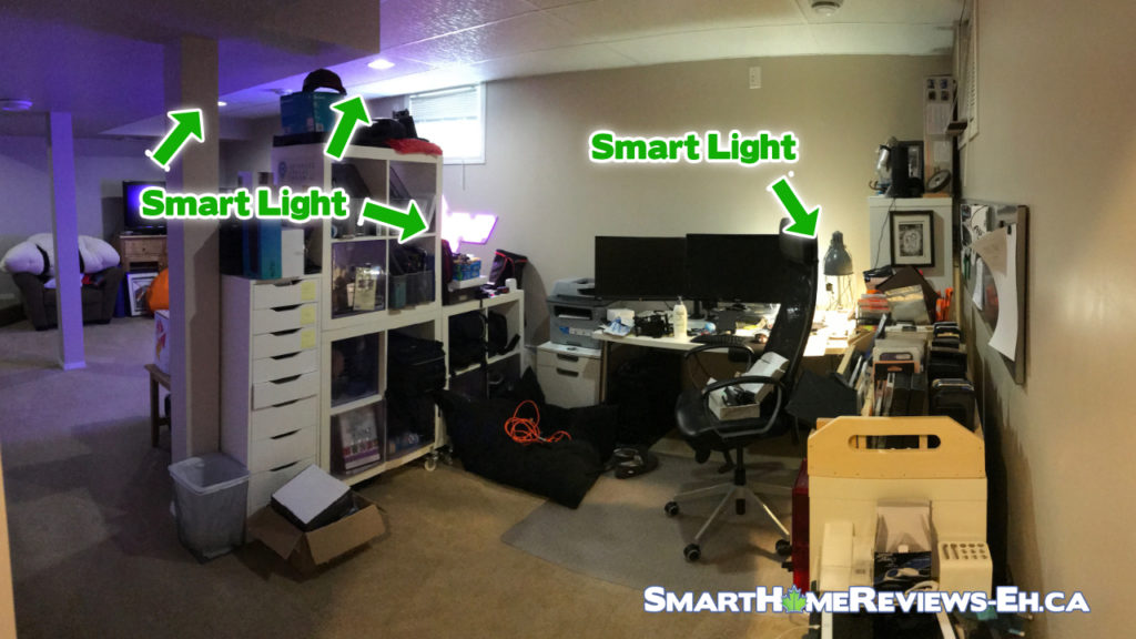 Office and Basement Setup - Smart Light Switches vs Smart Light Switch