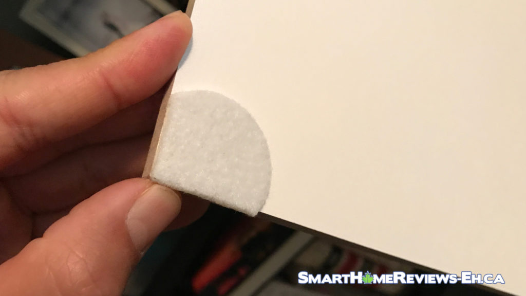 Felt pads on corners - How to make your Nanoleaf Aurora Portable