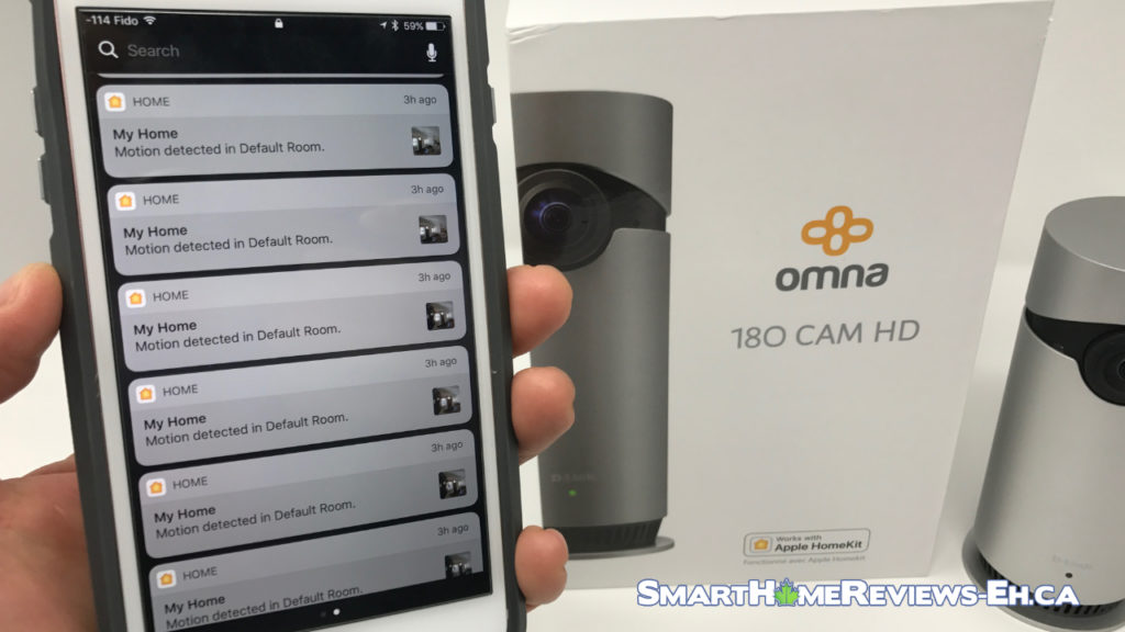 Notification heavy - D-Link Omna Review
