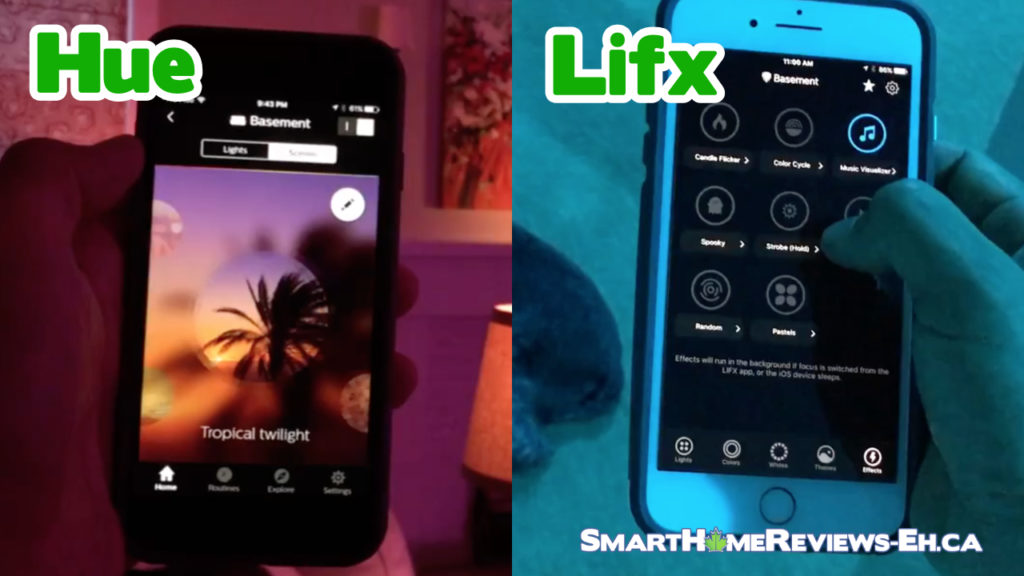 Lifx app vs Hue app - LIfx Review