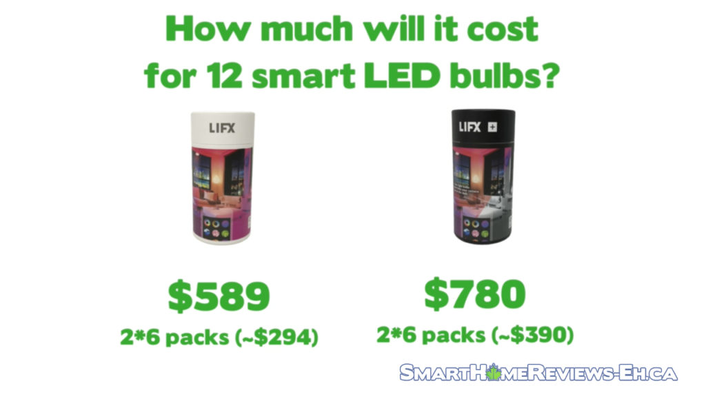Price Comparison- LIfx Review