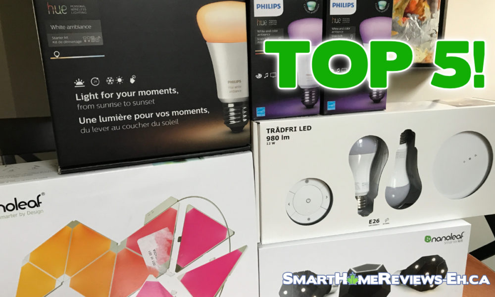 Top 5 Smart Home LED Lights Apple Home/Amazon Alexa/Google Home