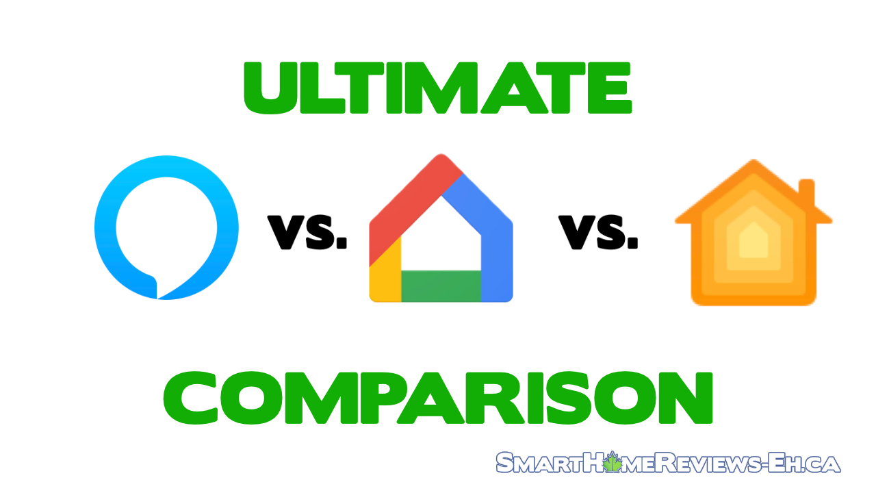 The ULTIMATE Apple Home vs. Google Home vs. Amazon Alexa Smart Home ...