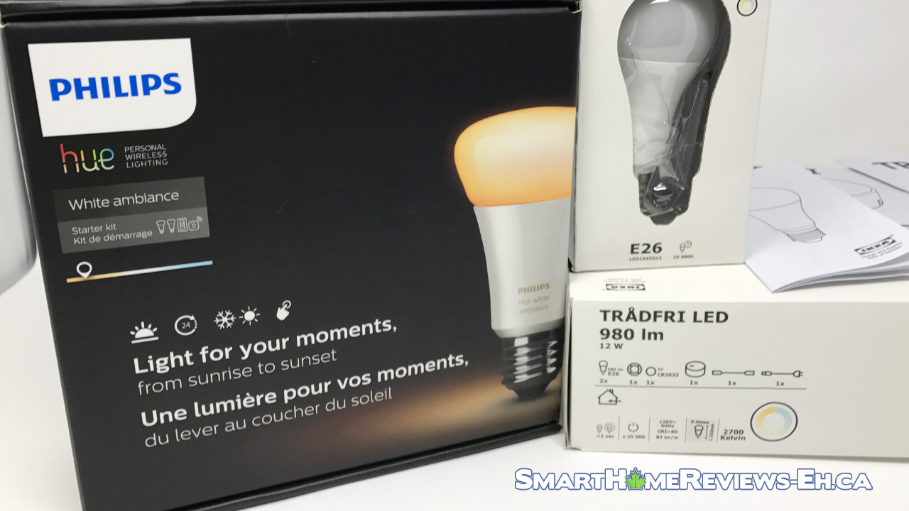Philips vs. Ikea Tradfri - Smart LED light (updated March - Smart Home Reviews Eh